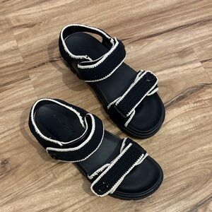 COACH Brynn Crochet Sandals